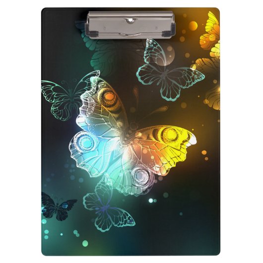Lichtgevende vlinder en nachtvlinders klembord (Voorkant)