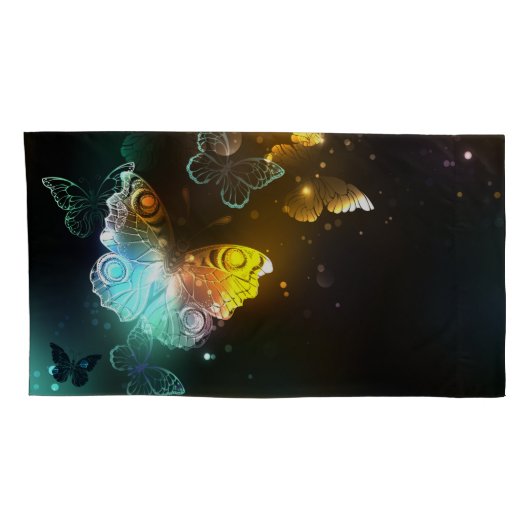 Lichtgevende vlinder en nachtvlinders kussensloop (Achterkant-Rechts)