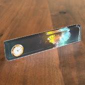 Lichtgevende vlinder en nachtvlinders naambordje (Zijkant)