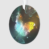 Lichtgevende vlinder en nachtvlinders ornament (voorkant)