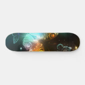 Lichtgevende vlinder en nachtvlinders persoonlijk skateboard (Horizontaal)