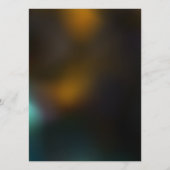 Lichtgevende vlinder en nachtvlinders programmakaart (Achterkant)