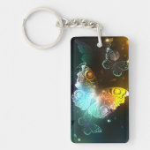 Lichtgevende vlinder en nachtvlinders sleutelhanger (Voorkant)