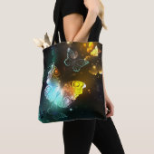 Lichtgevende vlinder en nachtvlinders tote bag (Dichtbij)