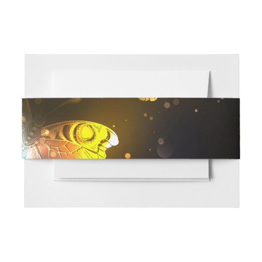 Lichtgevende vlinder en nachtvlinders uitnodigingen wikkel (Voorkant Voorbeeld)