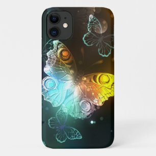 Lichtgevende vlinders en nachtvlinders Case-Mate iPhone case