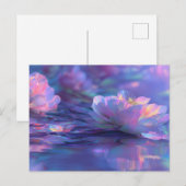 Lichtgevende waterlelies briefkaart (Voorkant / Achterkant)