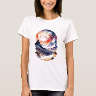 Lichtgevende wildernis t-shirt