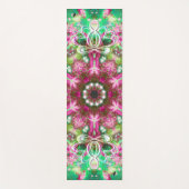 Lichtgevende Zen Lotus Star Kaleid Yogamat (Voorkant)