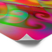 Lichtgewicht 2 Abstracte kunst Poster (Hoek)