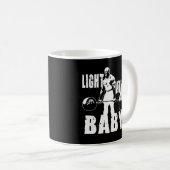 Lichtgewicht Baby - Ronnie Coleman Gym Motivationa Koffiemok (Voorkant rechts)