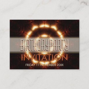 Lichtgewicht Circle Pocket size Invitaties Visitekaartje