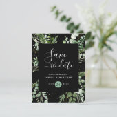 Lichtgewicht en zwarte eucalyptus Sla de datum op (Staand voorkant)