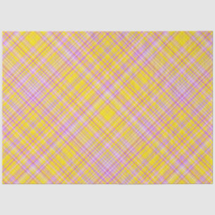 Lichtgewicht heldere diamanten-coördinerende PLAID Tissuepapier