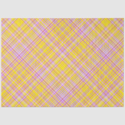 Lichtgewicht heldere diamanten-coördinerende PLAID Tissuepapier (Voorkant)