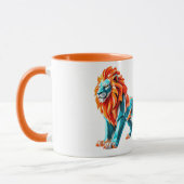 Lichtgewicht met twee prachtige leeuwen. mok (Links)