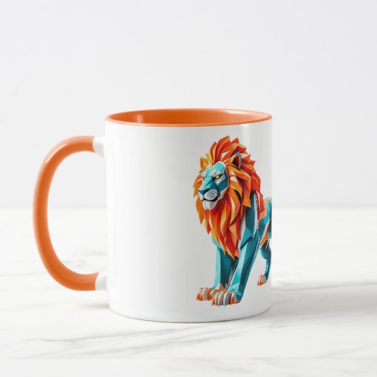 Lichtgewicht met twee prachtige leeuwen. mok (Links)