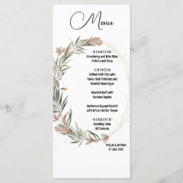 Lichtgewicht plat menu wit