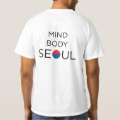Lichtgewicht Seoul op wit T-shirt (Achterkant)