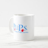 Lichtgewonde Pup - Gered! Koffiemok (Voorkant links)
