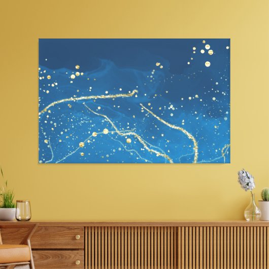 lichtglitter canvas afdruk (Insitu (Woonkamer))