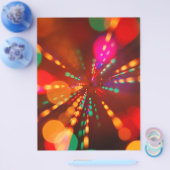 Lichtgloeiend (blauwe bewegingsachtergrond) flyer (Enkel)