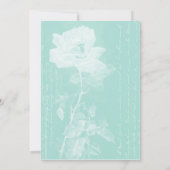 Lichtgloeiende geboorteaankondiging//Light Emerald Aankondiging (Achterkant)