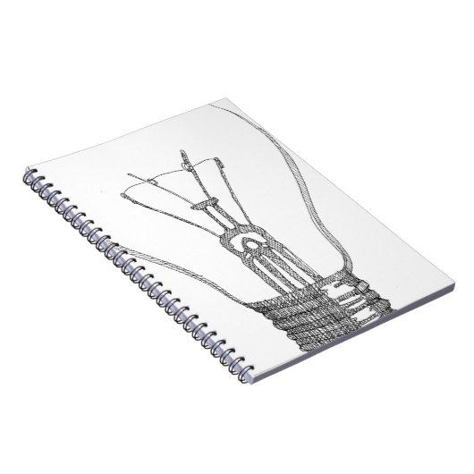 Lichtgloeilampen Notitieboek (Rechterzijde)