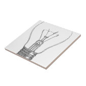 Lichtgloeilampen Tegeltje (Zijkant)