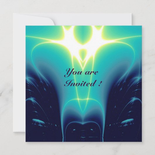LICHTGOLVEN ,Aqua Blauw,Turquoise,Wit Kaart (Voorkant)