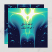 LICHTGOLVEN ,Aqua Blauw,Turquoise,Wit Kaart (Voorkant / Achterkant)