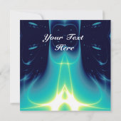 LICHTGOLVEN ,Aqua Blauw,Turquoise,Wit Kaart (Achterkant)