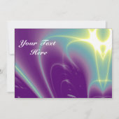 LICHTGOLVEN ,Aqua BlauwPaars,Wit,Geel Kaart (Achterkant)