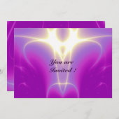 LICHTGOLVEN ,Blauw,Paars,Wit Kaart (Voorkant / Achterkant)