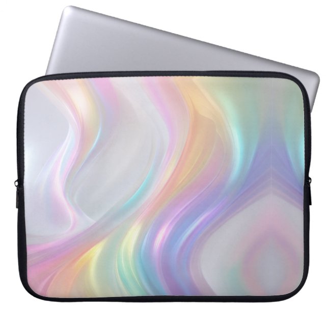 Lichtgolven Laptop Sleeve (Voorkant)