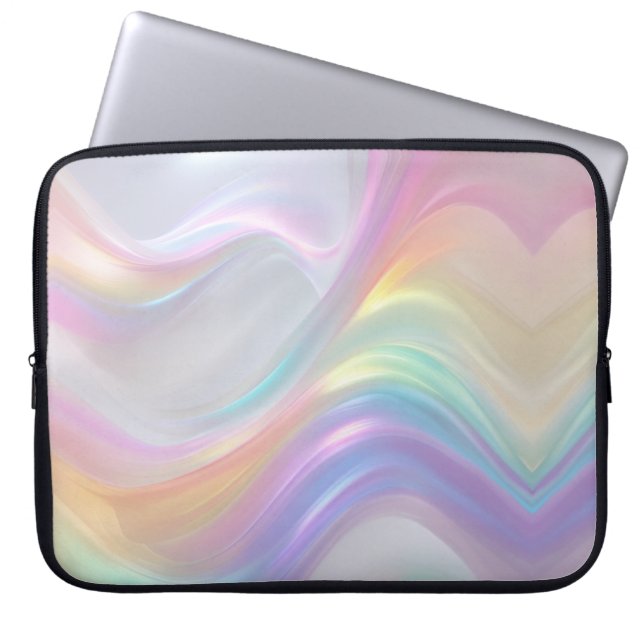 Lichtgolven Laptop Sleeve (Voorkant)