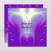 LICHTGOLVEN ,Roze,Paars,Wit Kaart (Voorkant / Achterkant)