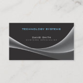 Lichtgolven Technologie Modern Visitekaartje (Voorkant)