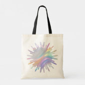Lichtgolven Tote Bag (Achterkant)