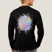 Lichtgolven Tri-Blend Shirt (Achterkant volledig)