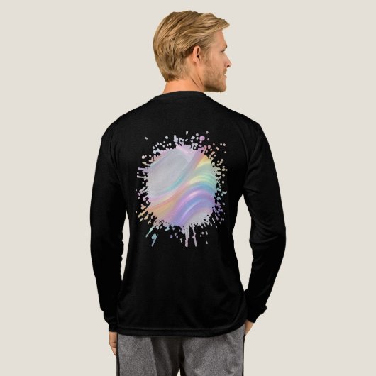 Lichtgolven Tri-Blend Shirt (Achterkant)