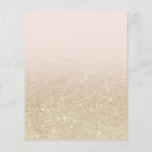 lichtgouden glitter elegant fotobudget Sweet 16 (Achterkant)