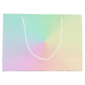 Lichtgradiënt Ombre regenboogpasta esthetisch Groot Cadeauzakje (Achterkant)