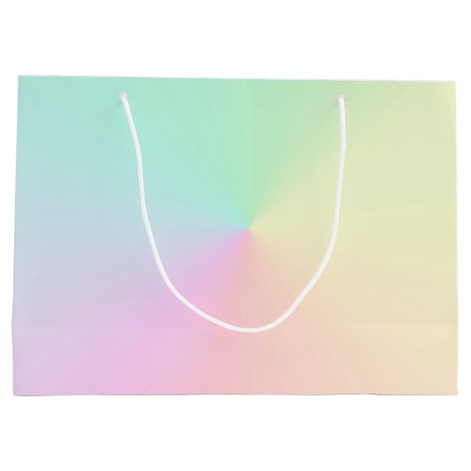 Lichtgradiënt Ombre regenboogpasta esthetisch Groot Cadeauzakje (Achterkant)