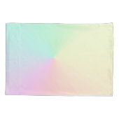 Lichtgradiënt Ombre regenboogpasta esthetisch Kussensloop (Achterkant-Links)