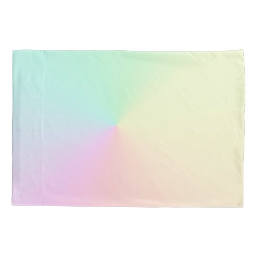 Lichtgradiënt Ombre regenboogpasta esthetisch Kussensloop (Achterkant-Links)