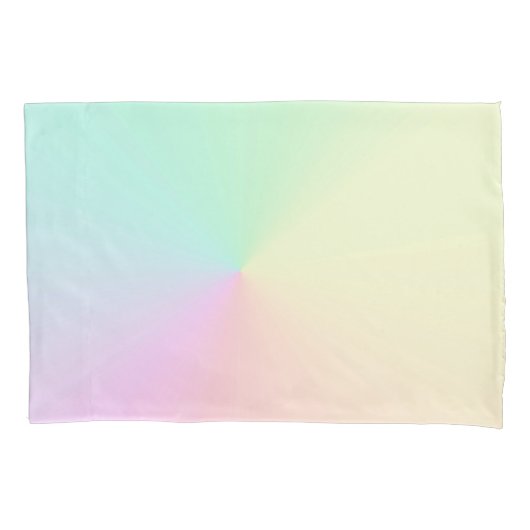 Lichtgradiënt Ombre regenboogpasta esthetisch Kussensloop (Voorkant-Links)