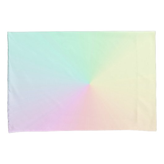 Lichtgradiënt Ombre regenboogpasta esthetisch Kussensloop (Voorkant-Rechts)