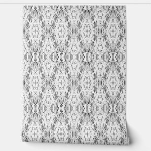 Lichtgrijs abstract geometriepatroon behang