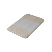 Lichtgrijs beige jute horizontale strepen mat (Gekanteld)